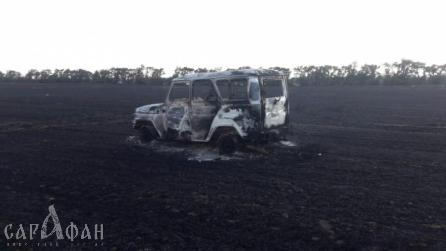 Сгорело более 100 гектаров полей на Ставрополье