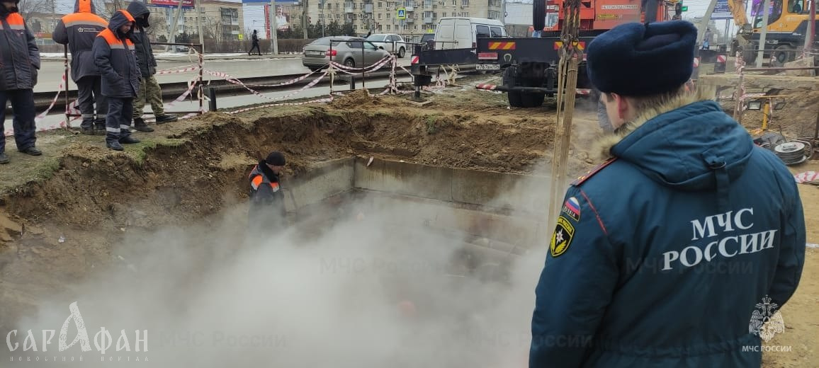 Очередная коммунальная авария произошла на теплосетях в Волгограде