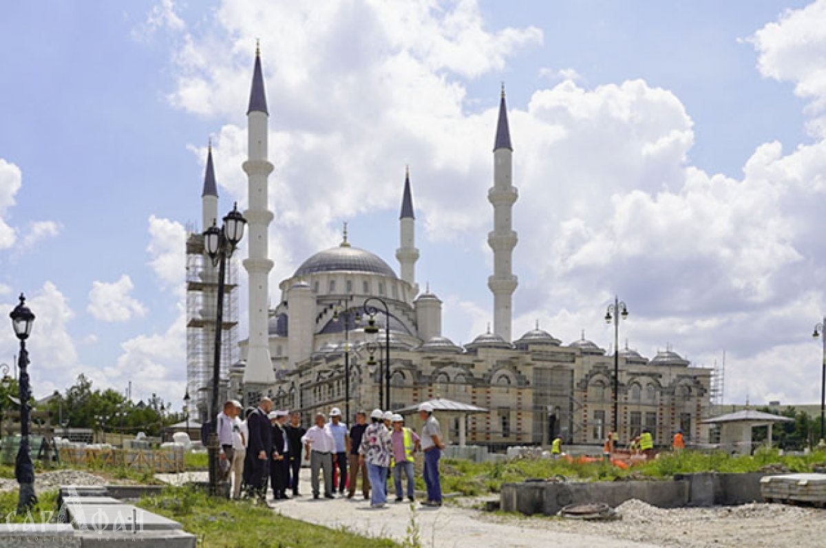 В Соборной мечети Крыма завершены основные строительные работы