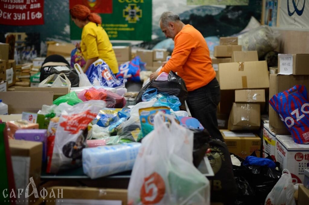 В столице Адыгеи за две недели собрали тонну гуманитарной помощи для переселенцев из Херсонской области