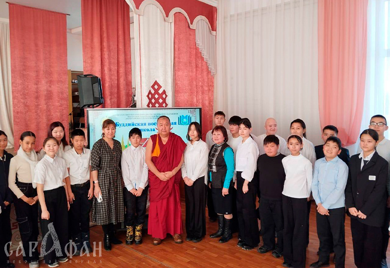В Калмыкии открыла свои двери Буддийская воскресная школа