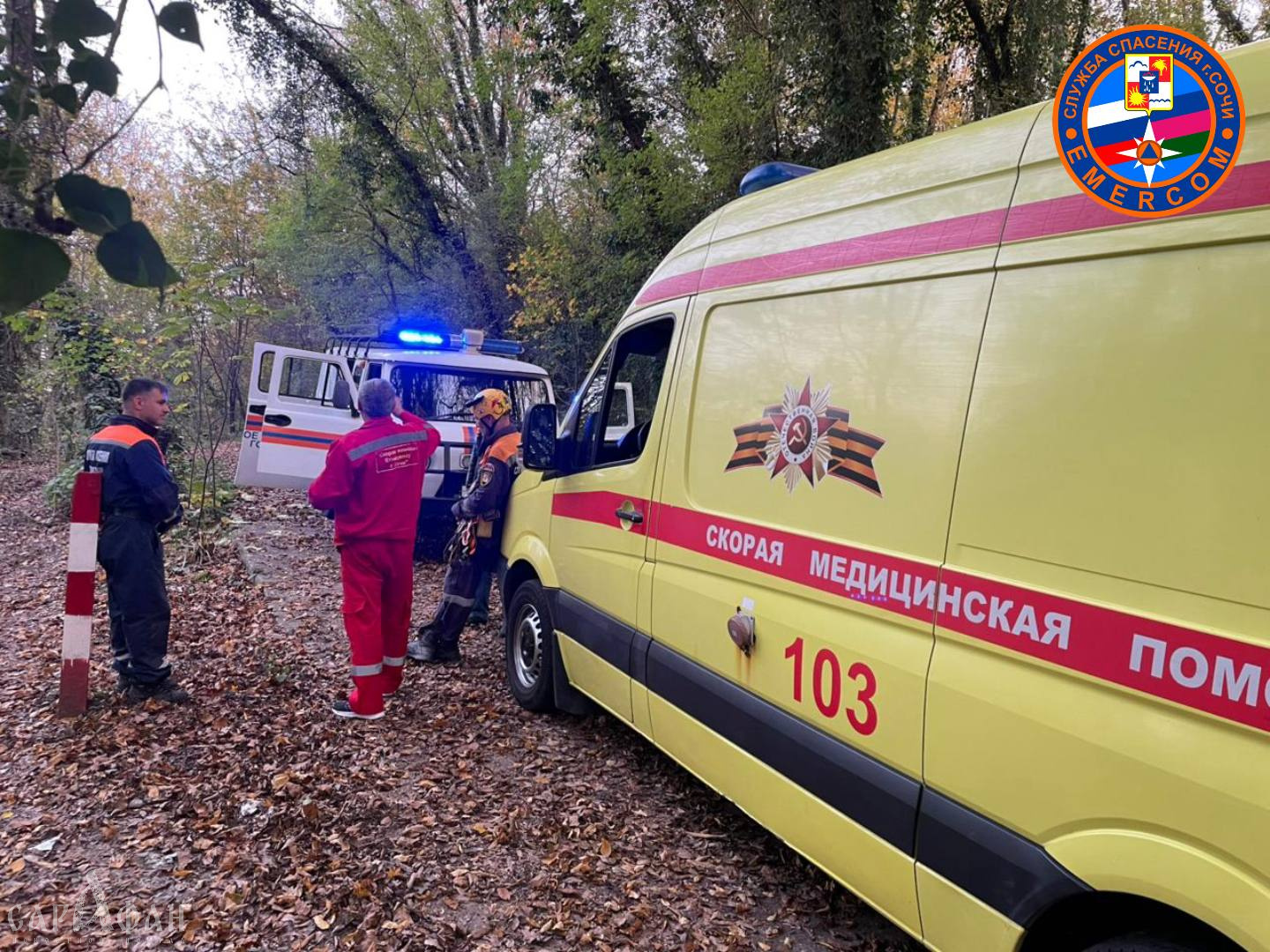 На глазах у друзей улетела в пропасть: воротник и перепуганные спутники – результат отдыха в Дагомысе, который пошел не по плану