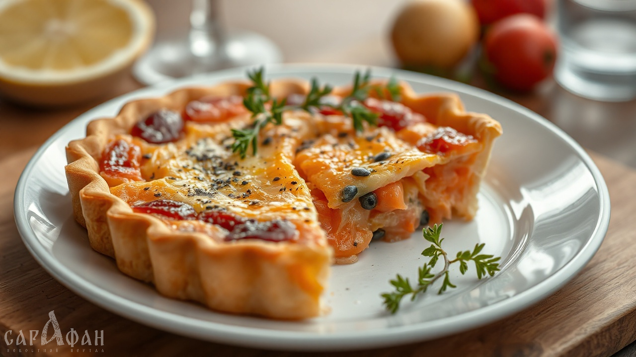 Пикантный сливочный вкус: рецепт сочного заливного пирога с рыбой