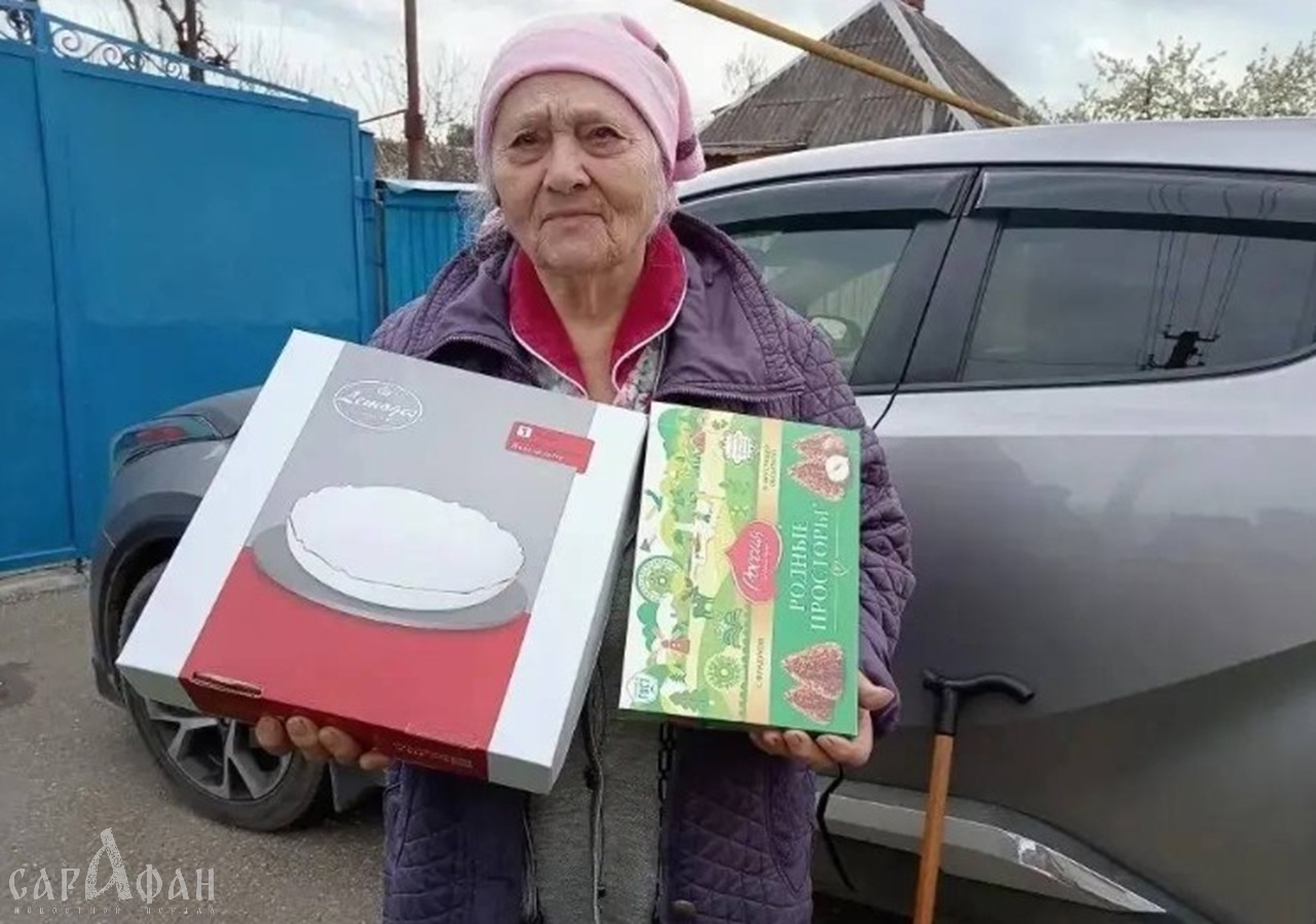 В кубанском хуторе чествовали ветерана в ее 90-й юбилей 