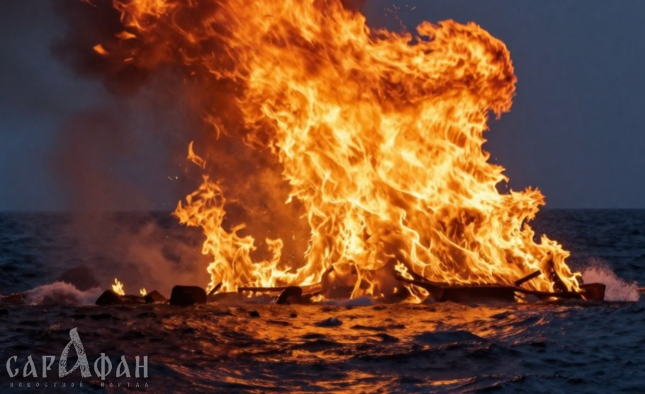 «Огненные столбы над водой»: поднимающийся с глубин токсичный газ способен убить, а Черное море может загореться синем пламенем 