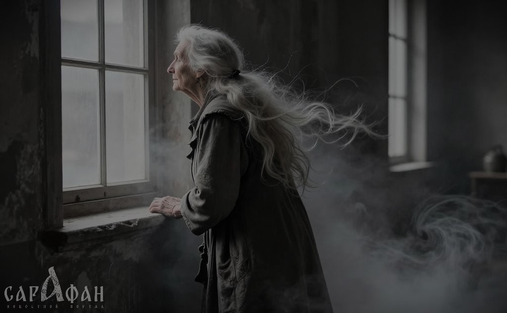 Старуха волочит за собой клубящийся туман: сутулый дух уходящей Масленицы обходит дворы и заглядывает в окна, чтобы сулить беду тем, у кого нечист дом и совесть 