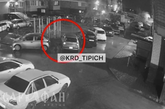 Ночной хулиган спустил колеса и сорвал наклейку Z с автомобиля а Краснодаре